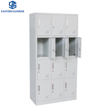 12 Door Steel Metal Cabinet Locker